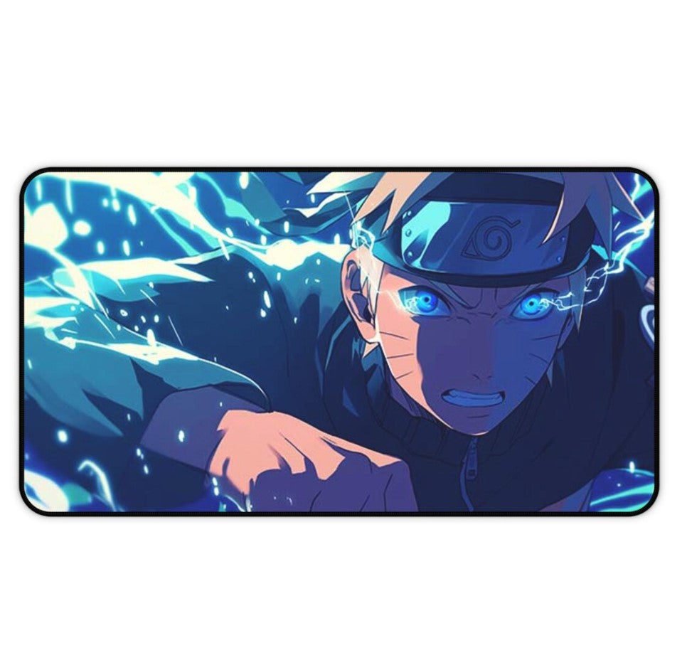 Anime Naruto Desk Mat, Art Desk Mat, Gaming Mouse Pad, Large Desk Protector, Office Decor, Computer Accessories, Choose Size