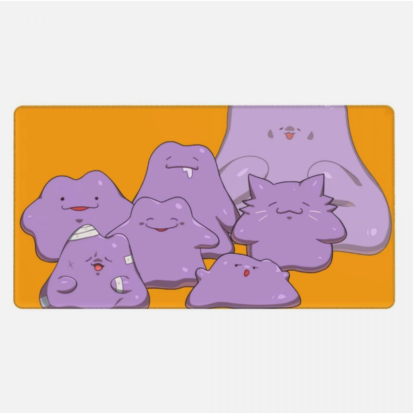 Board Card Game Pokemon Ditto HD Print Mouse Pad PTCG CCG MTG Games Play Mat
