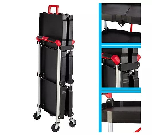 Stalwart Collapsible Cart - Portable and Lightw eight