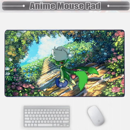 Board Card Game Pokemon Roserade Mouse Pad PTCG CCG MTG Play Mat , Choose Size