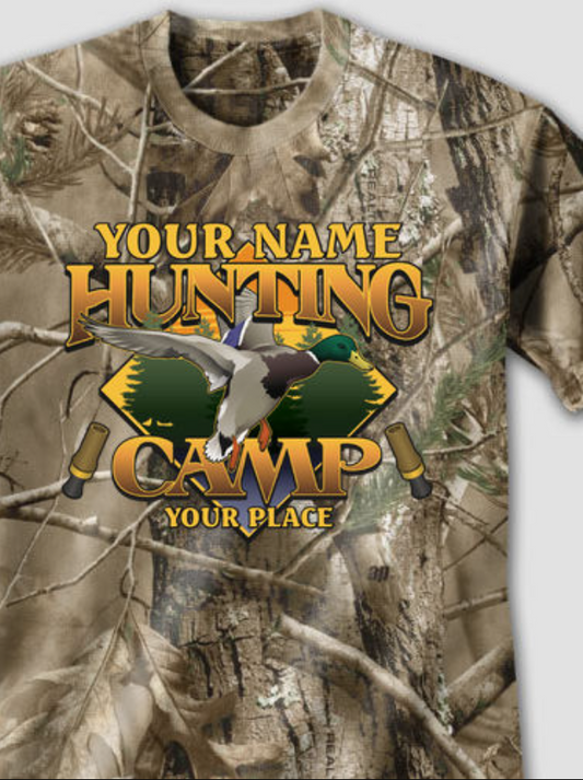 More Items With This Design Duck Hunting Camp Printed T-Shirts