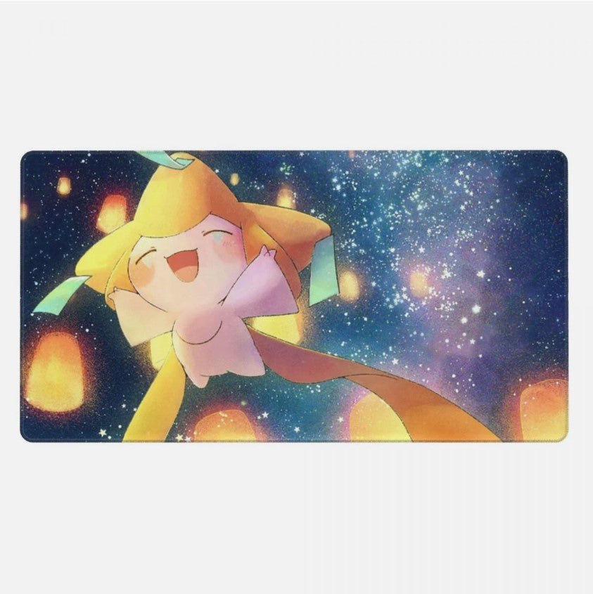 Board Card Game Pokemon Jirachi  Mouse Pad PTCG CCG MTG Games Play Mat , Choose Size