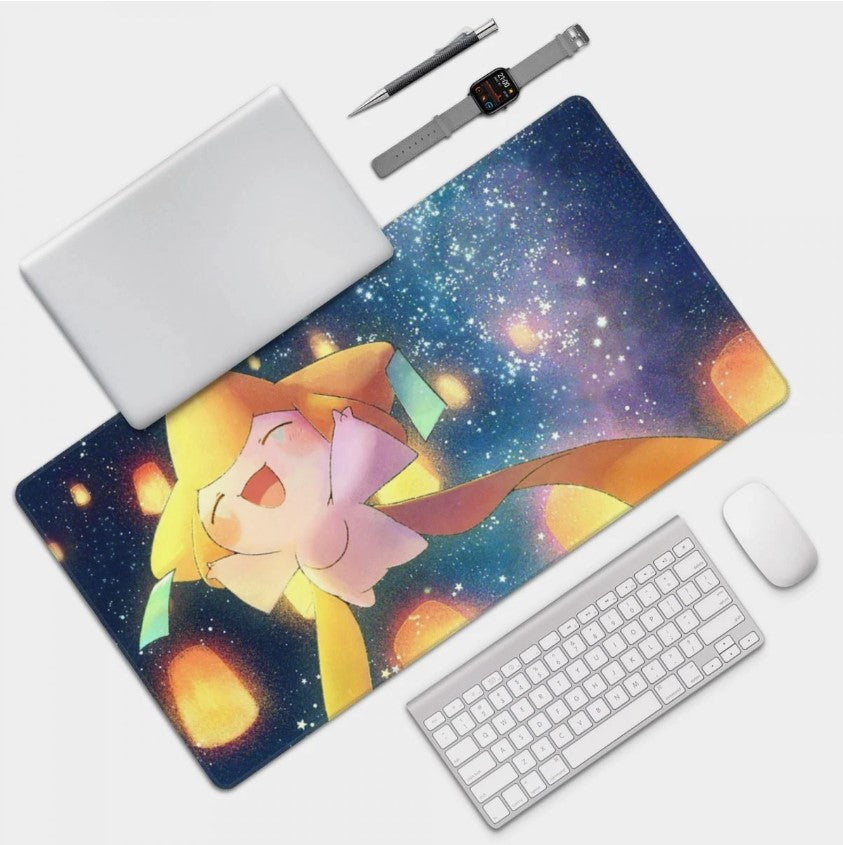 Board Card Game Pokemon Jirachi  Mouse Pad PTCG CCG MTG Games Play Mat , Choose Size