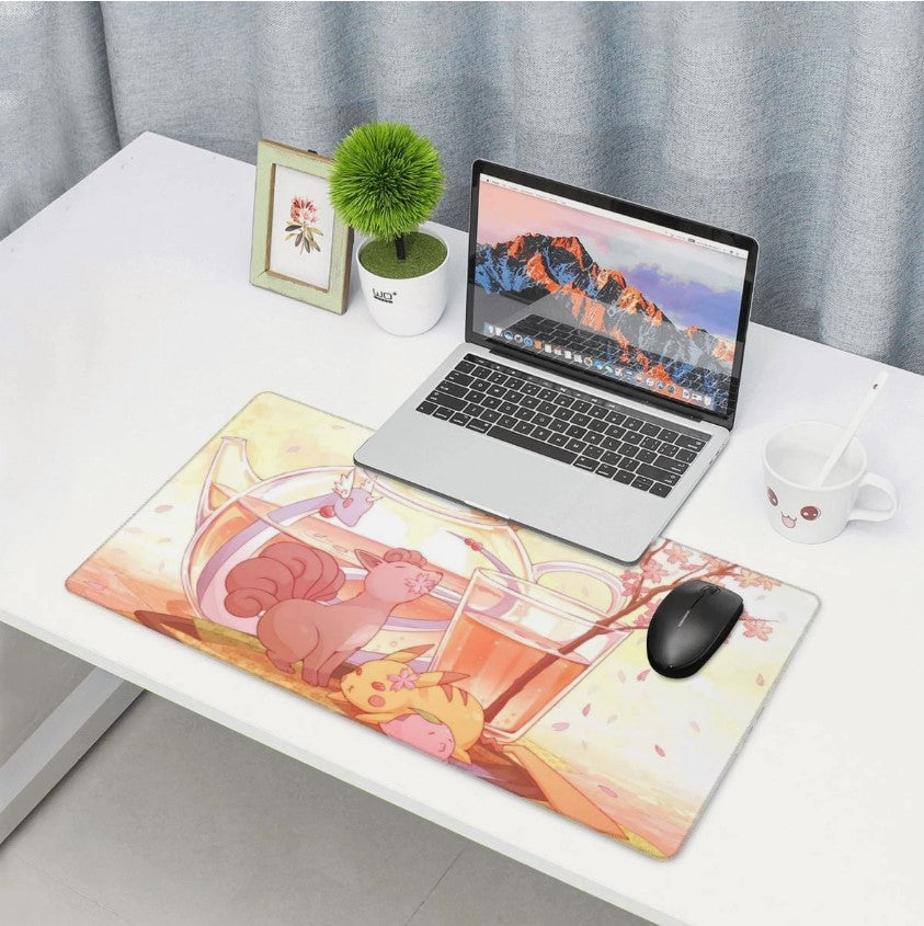 Board Card Game Pokemon Vulpix Mouse Pad PTCG CCG MTG Play Mat , Choose Size