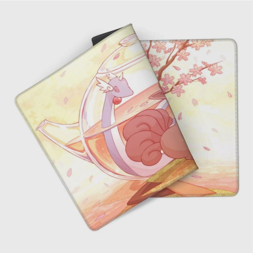 Board Card Game Pokemon Vulpix Mouse Pad PTCG CCG MTG Play Mat , Choose Size