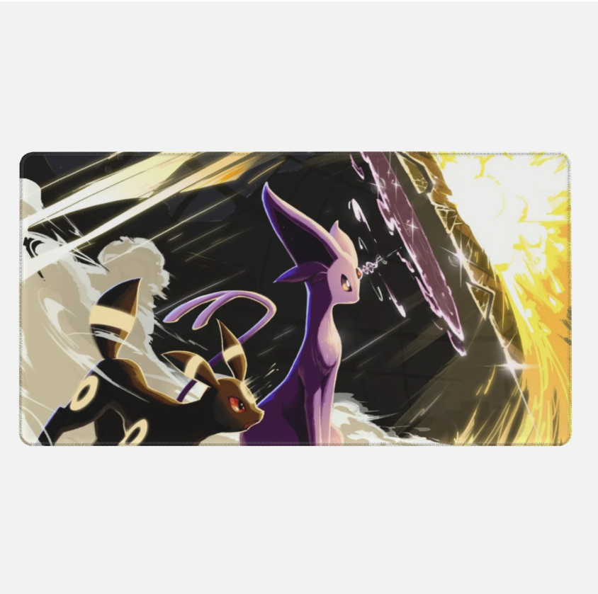 Board Card Game Pokemon Espeon Umbreon Mouse Pad PTCG CCG MTG Play Mat