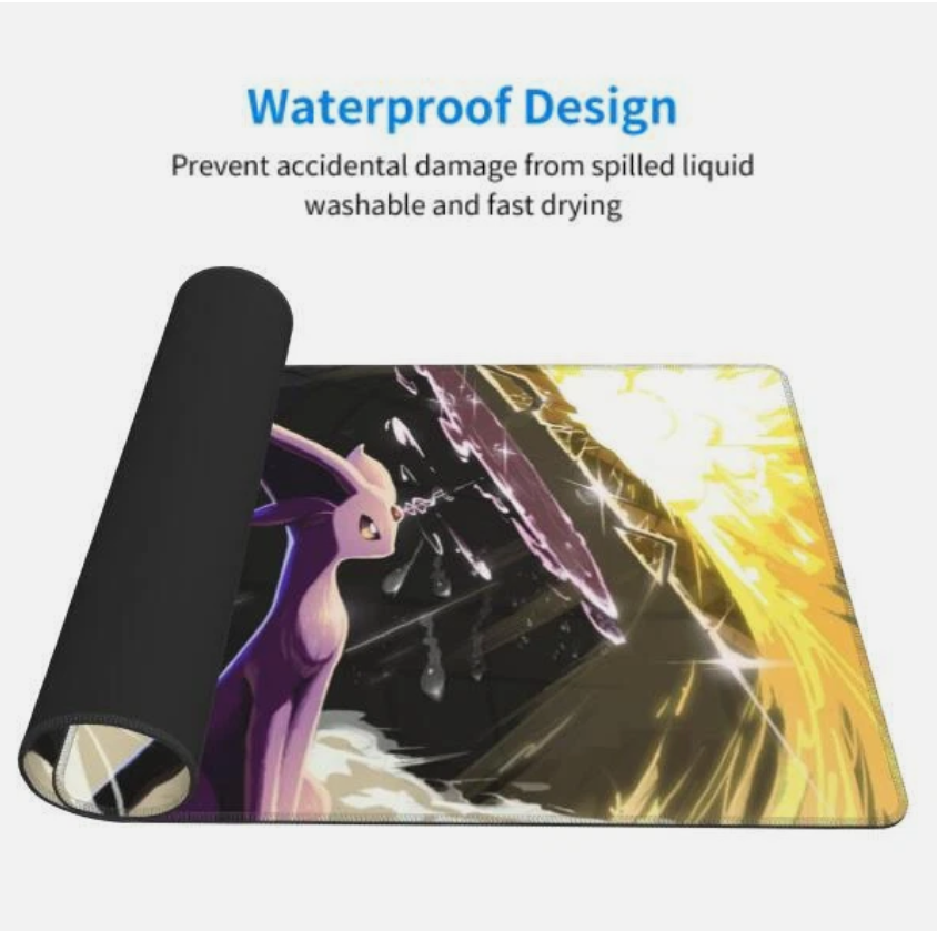 Board Card Game Pokemon Espeon Umbreon Mouse Pad PTCG CCG MTG Play Mat