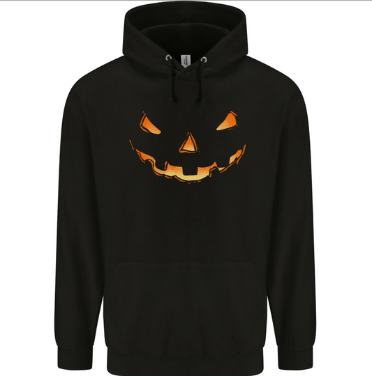 Halloween Pumpkin Face Funny Scary Mens