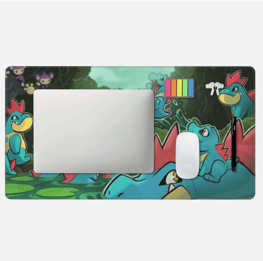 Board Card Game Pokemon Totodile 3913 Gaming Mouse Pad PTCG CCG MTG Play Mat