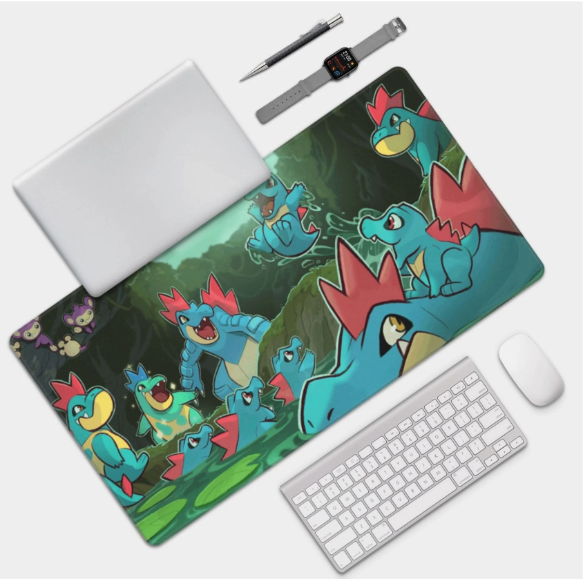 Board Card Game Pokemon Totodile 3913 Gaming Mouse Pad PTCG CCG MTG Play Mat