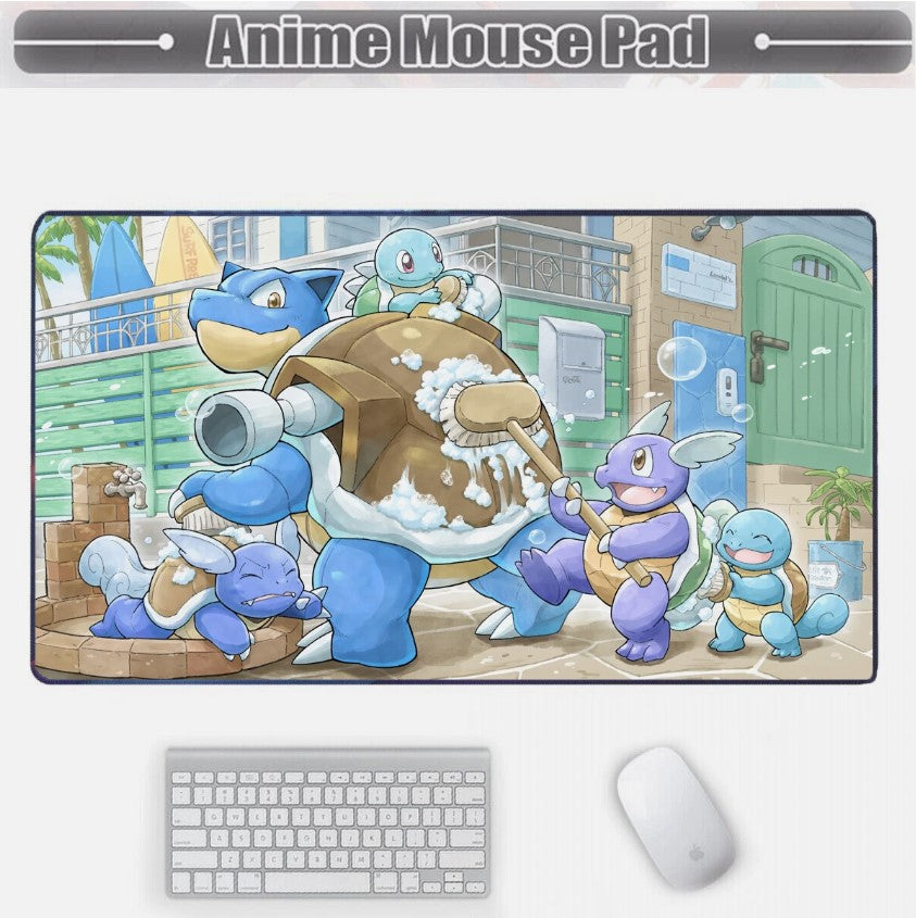 Board Card Game Pokemon Blastoise Mouse Pad PTCG CCG MTG Play Mat, Choose Size