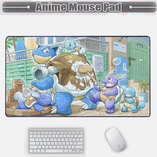 Board Card Game Pokemon Blastoise Mouse Pad PTCG CCG MTG Play Mat, Choose Size