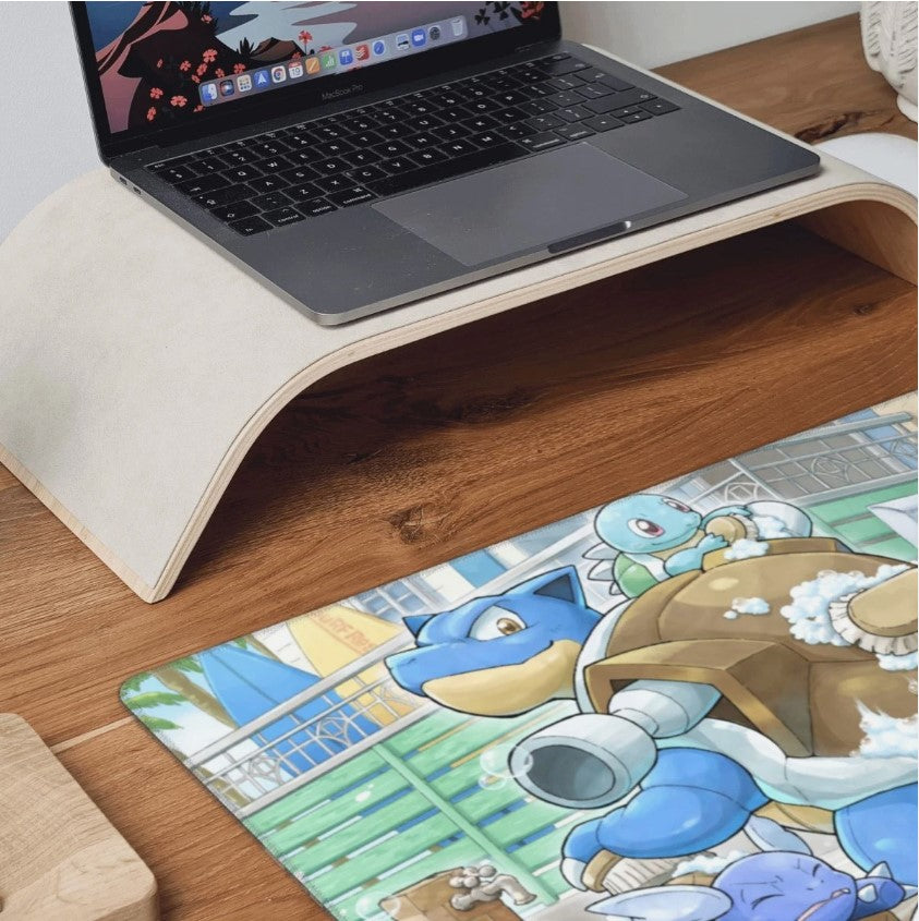 Board Card Game Pokemon Blastoise Mouse Pad PTCG CCG MTG Play Mat, Choose Size