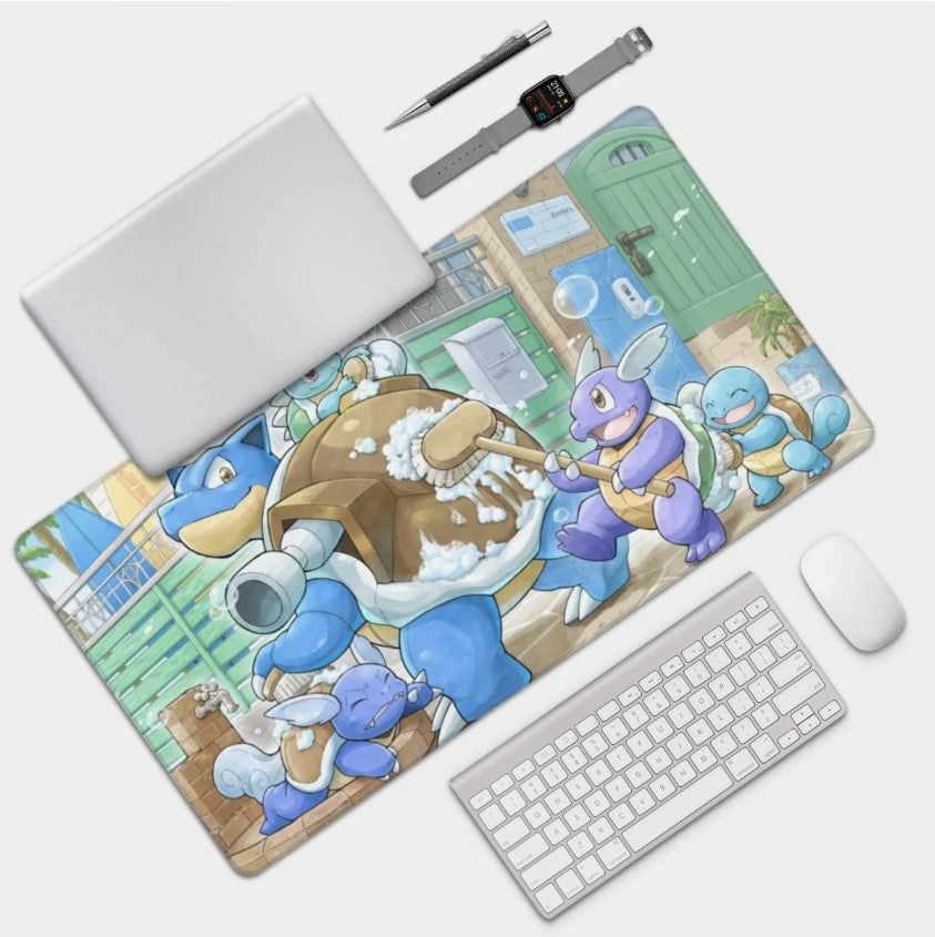 Board Card Game Pokemon Blastoise Mouse Pad PTCG CCG MTG Play Mat, Choose Size