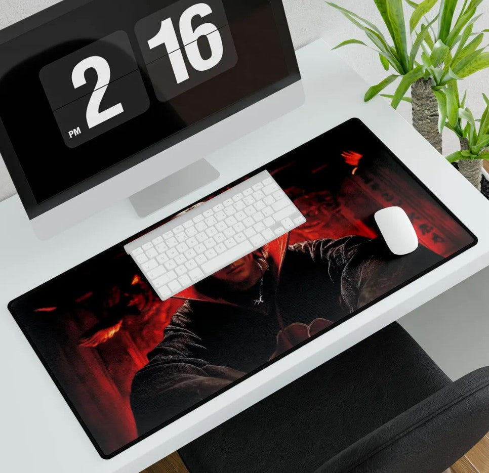 Naruto Itachi Uchiha Desk Mat: Anime Panel Gaming Mouse Pad, Manga Keyboard Mat, Choose Size
