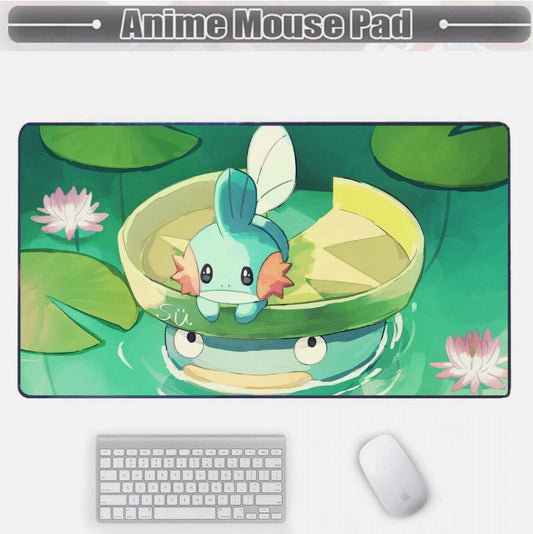 Board Card Game Pokemon Lotad Mudkip Mouse Pad PTCG CCG MTG Games Play Mat, Choose Size