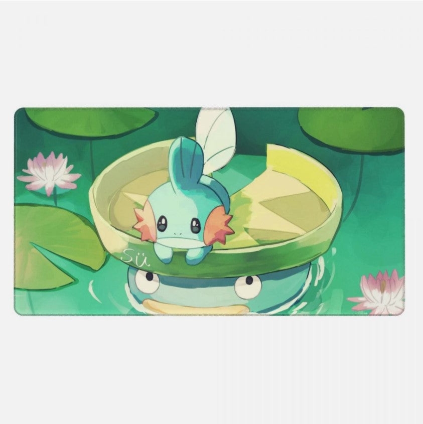 Board Card Game Pokemon Lotad Mudkip Mouse Pad PTCG CCG MTG Games Play Mat, Choose Size