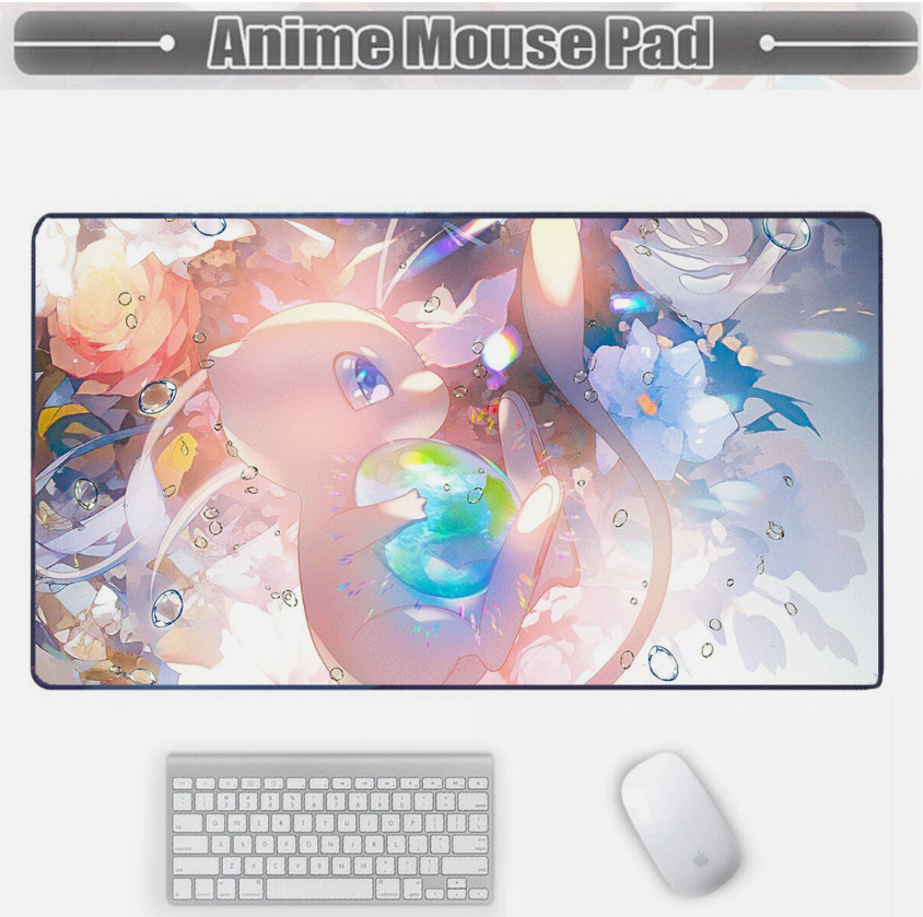 Board Card Game Pokemon Mew Gaming Mouse Pad PTCG CCG MTG Play Mat
