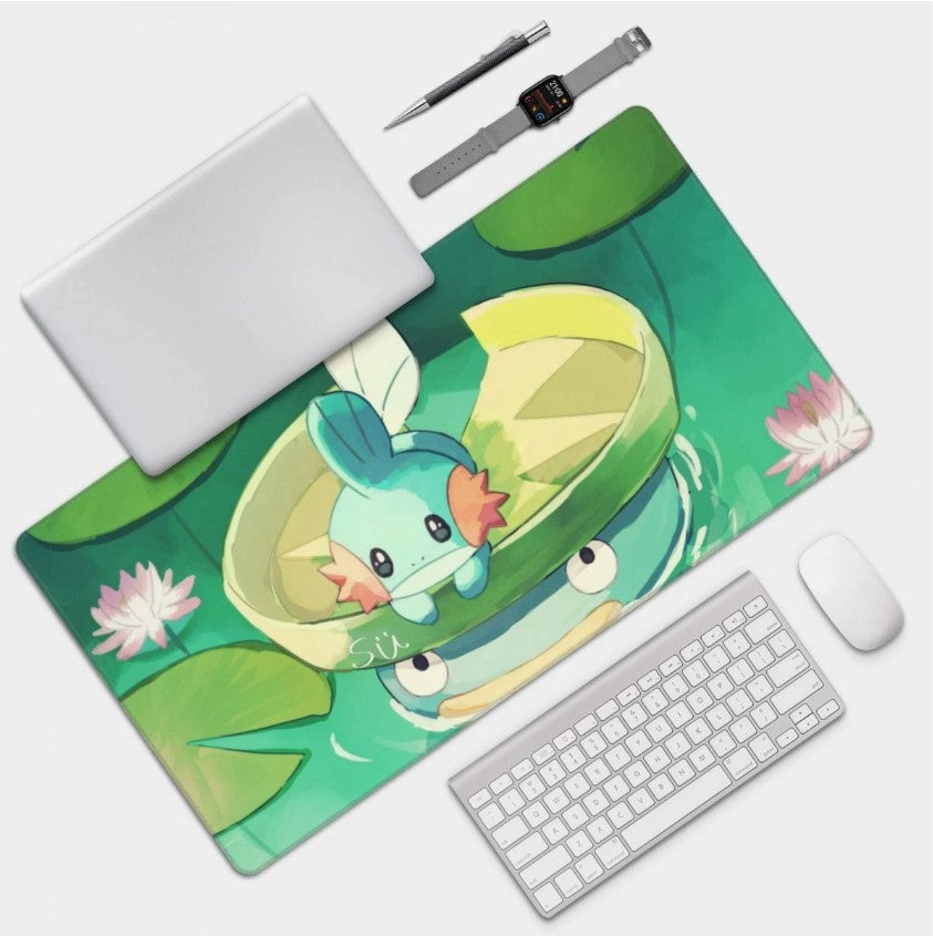 Board Card Game Pokemon Lotad Mudkip Mouse Pad PTCG CCG MTG Games Play Mat, Choose Size