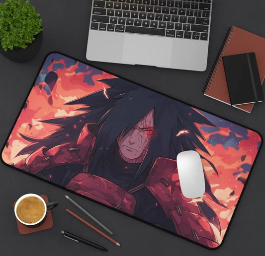 Anime Naruto Artistic Desk Mat, Gaming Mouse Pad, Computer Table Protector, Office Decor Accessory, Work from Home Desk Blotter ,Choose Size