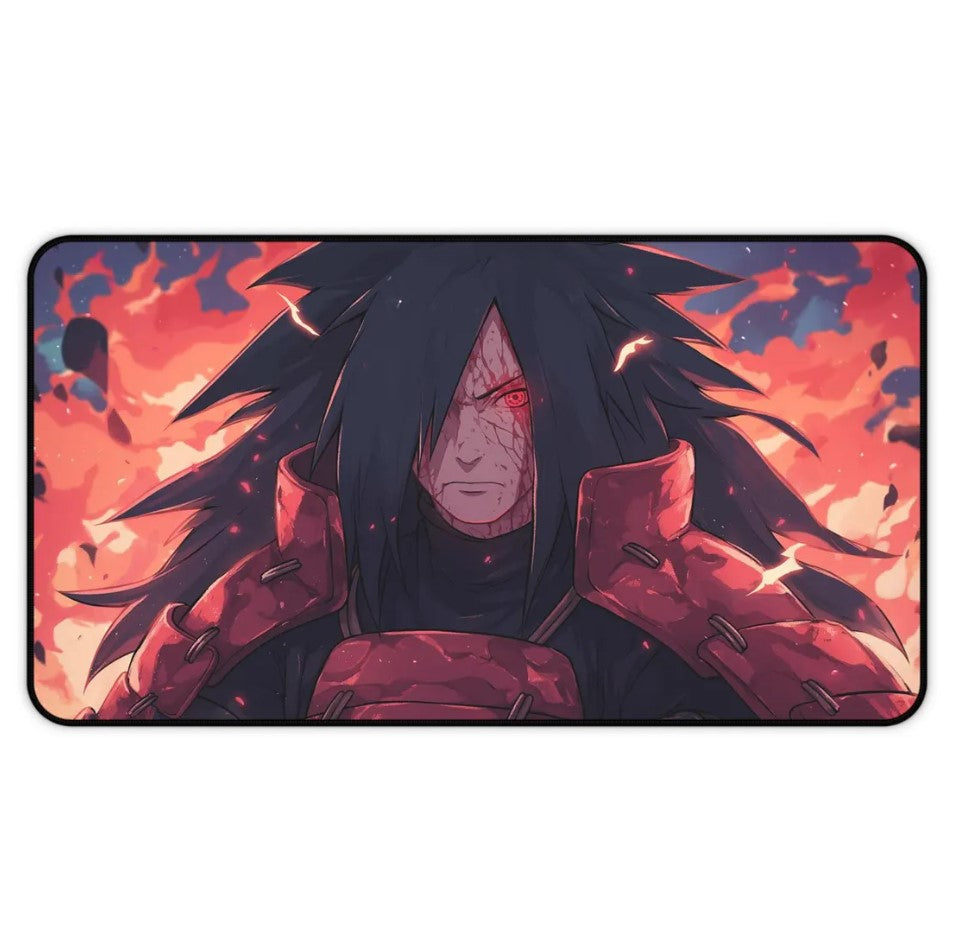 Anime Naruto Artistic Desk Mat, Gaming Mouse Pad, Computer Table Protector, Office Decor Accessory, Work from Home Desk Blotter ,Choose Size