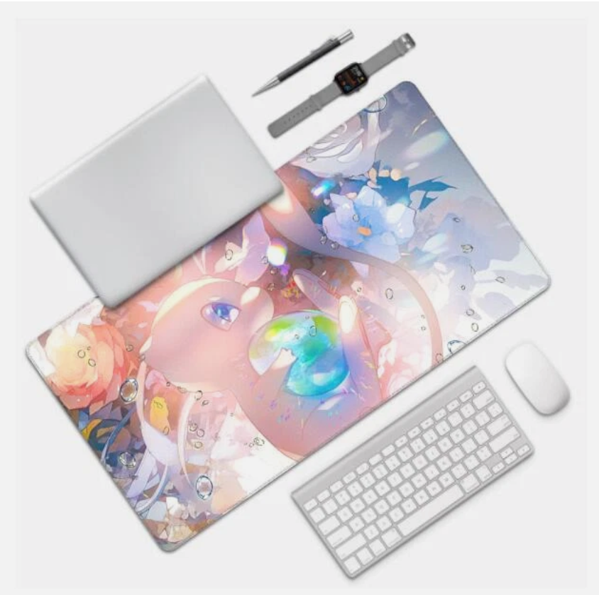 Board Card Game Pokemon Mew Gaming Mouse Pad PTCG CCG MTG Play Mat