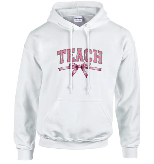 Back to school teacher jumper Classic Unisex Pullover Hoodie Gildan White