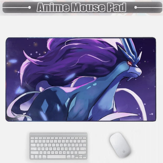 Board Card Game Pokemon Suicune Mouse Pad PTCG CCG MTG Games Play Mat, Choose Size