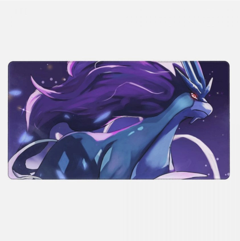 Board Card Game Pokemon Suicune Mouse Pad PTCG CCG MTG Games Play Mat, Choose Size