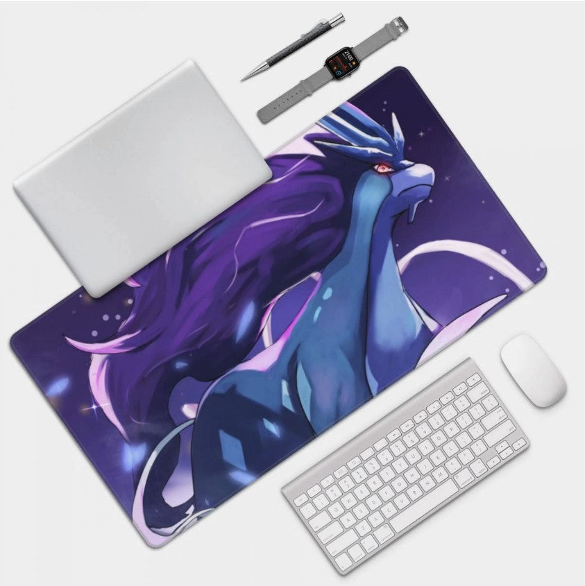 Board Card Game Pokemon Suicune Mouse Pad PTCG CCG MTG Games Play Mat, Choose Size