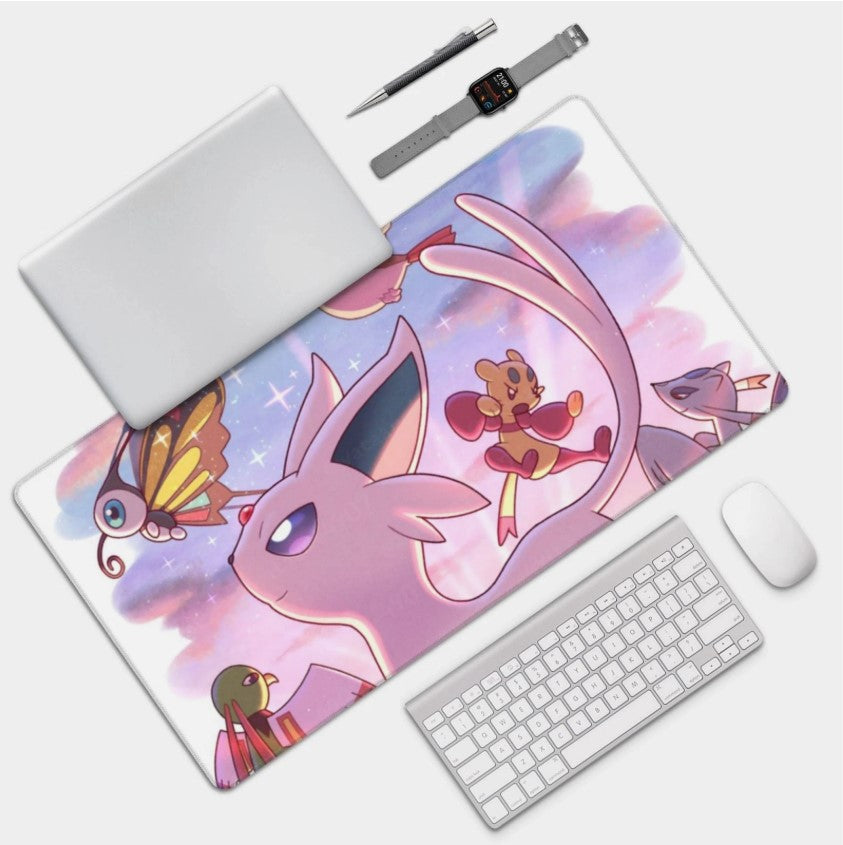 Board Card Game Pokemon Espeon Gaming Mouse Pad PTCG CCG MTG Play Mat, Choose Size