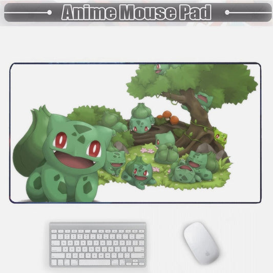 Board Card Game Pokemon Bulbasaur Mouse Pad PTCG CCG MTG Play Mat , Choose Size