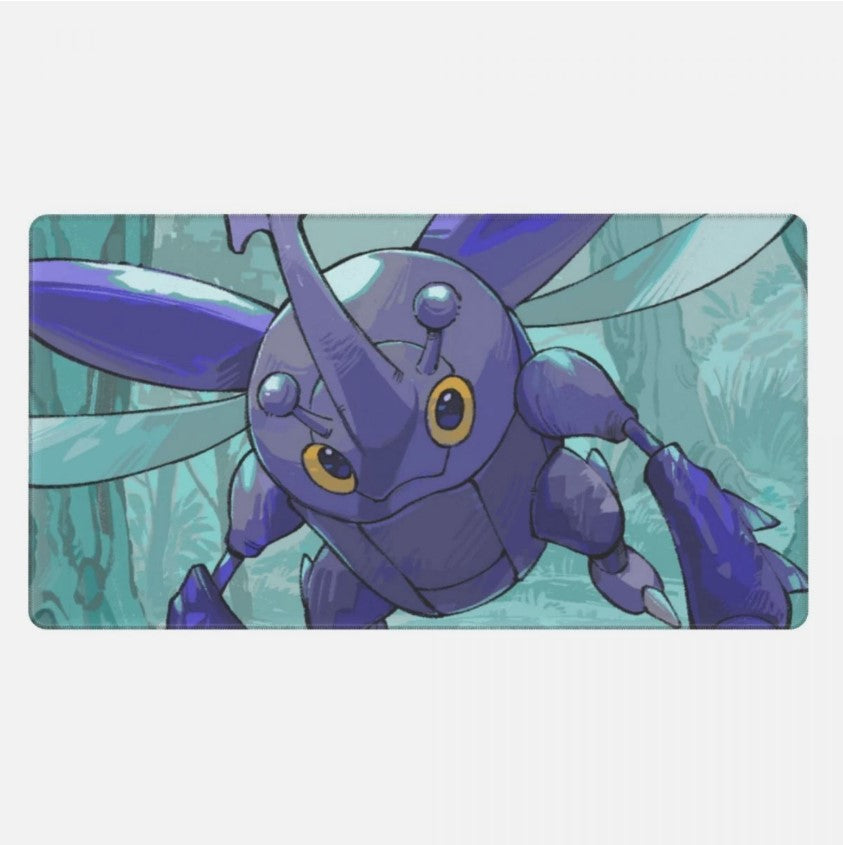 Board Card Game Pokemon Heracross Mouse Pad PTCG CCG MTG Games Play Mat , Choose Size