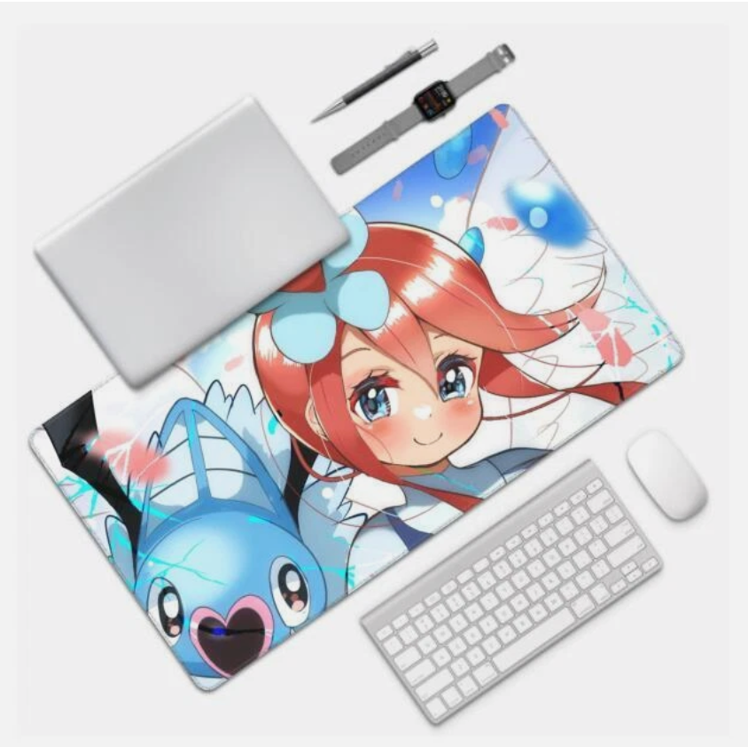 Board Card Game Pokemon Skyla 3371 Gaming Mouse Pad PTCG CCG MTG Play Mat