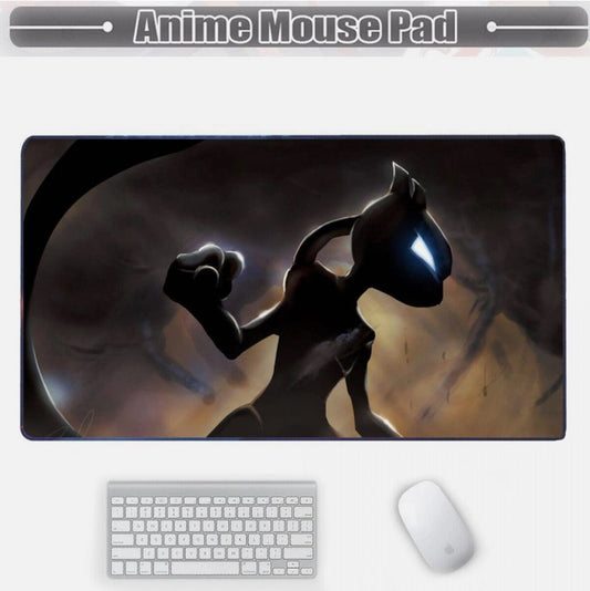 Board Card Game Pokemon Mewtwo Mouse Pad HD PTCG CCG MTG Games Play Mat , Choose Size
