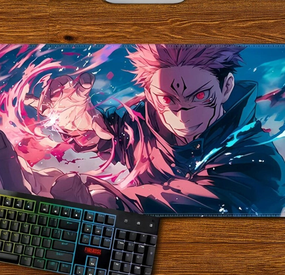 Jujutsu Kaisen Custom Mouse Pad Anime Gaming Desk Mat Personalized Large Mousepad for Office & PC Setup Gift for Anime Fans,Choose Size