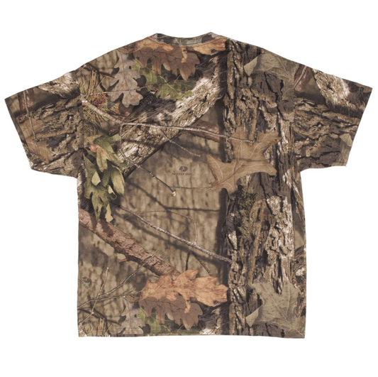 VINTAGE HUNTING MOSSY OAK BREAK UP COUNTRY CAMO POCKET TEE SHIRT