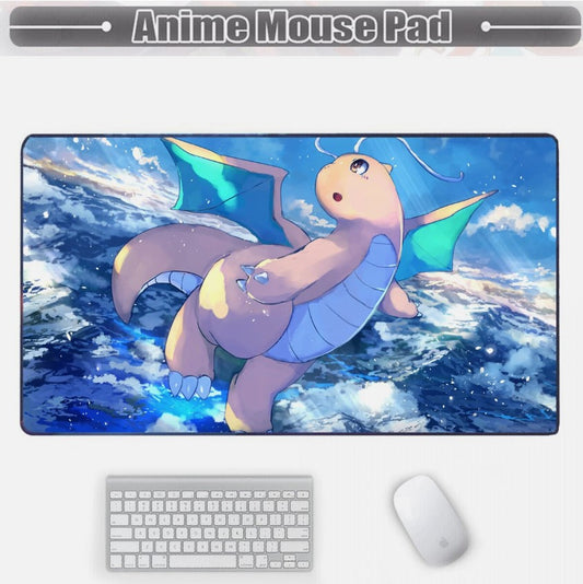 Board Card Game Pokemon Dragonite Mouse Pad PTCG CCG MTG Play Mat  , Choose Size