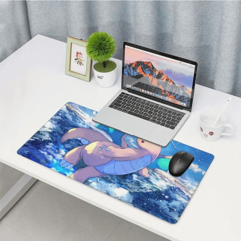Board Card Game Pokemon Dragonite Mouse Pad PTCG CCG MTG Play Mat  , Choose Size