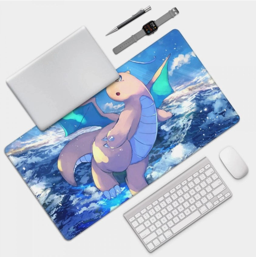 Board Card Game Pokemon Dragonite Mouse Pad PTCG CCG MTG Play Mat  , Choose Size