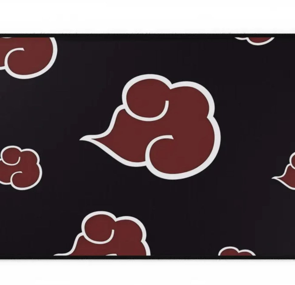 Naruto Cloud Pattern Desk Mat Gaming Mouse Pad Home Office Decor Anime Accessories Desk Essentials Gift for Fans,Choose Size