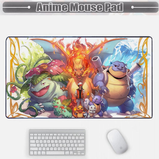 Board Card Game Pokemon Charizard Mouse Pad PTCG CCG MTG Play Mat , Choose Size