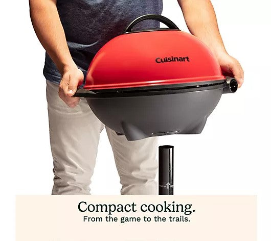 Cuisinart 2-in-1 Portable Outdoor Electric Grill with Stand
