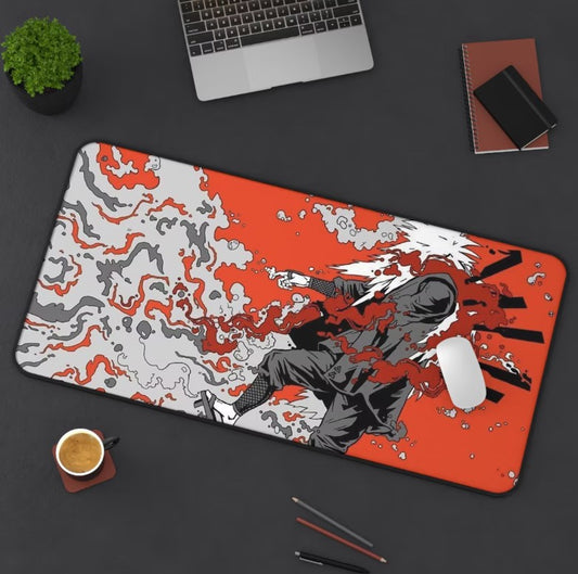 Naruto, jiraya Vibrant Artistic Desk Mat, Modern Workspace Decor, Gift for Gamers, Stylish Office Accessory, Unique Home Office Decoration,Choose Size