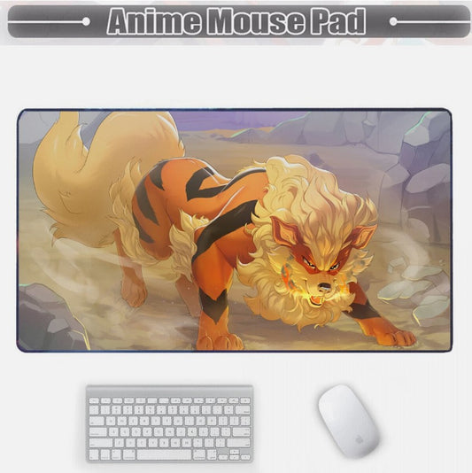 Board Card Game Pokemon Arcanine Mouse Pad PTCG CCG MTG Games Play Mat, Choose Size