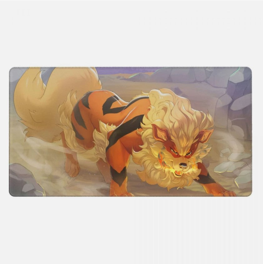 Board Card Game Pokemon Arcanine Mouse Pad PTCG CCG MTG Games Play Mat, Choose Size