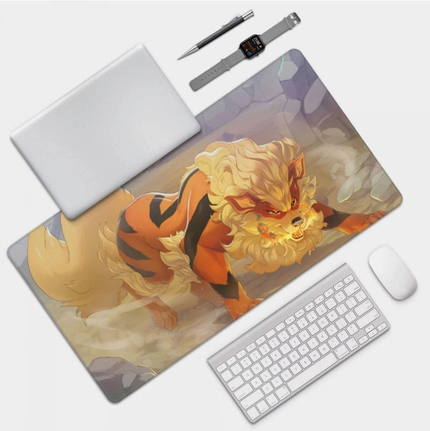Board Card Game Pokemon Arcanine Mouse Pad PTCG CCG MTG Games Play Mat, Choose Size