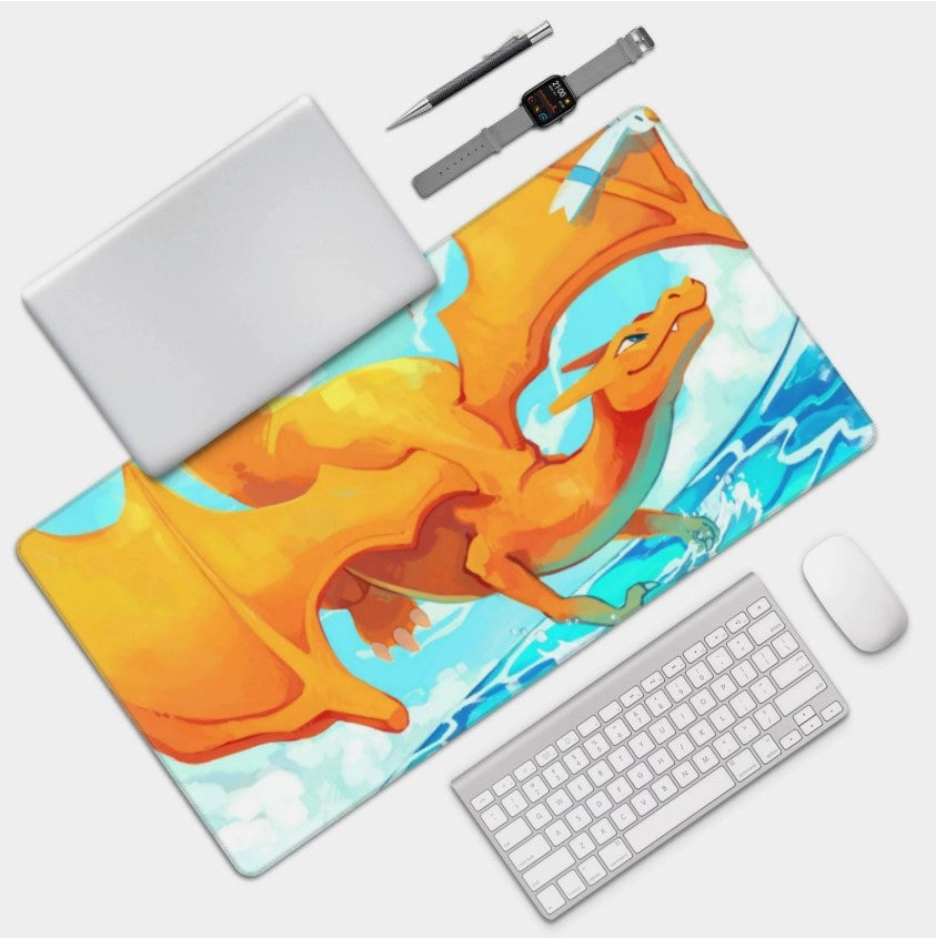 Board Card Game Pokemon Charizard Gaming Mouse Pad PTCG CCG MTG Play Mat, Choose Size (Copy)
