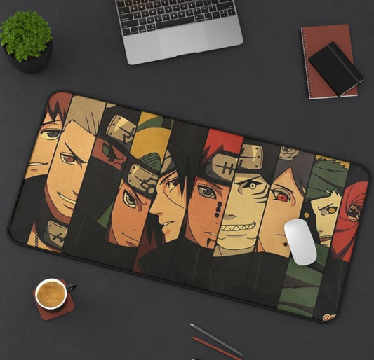 Anime Desk Mat: Neoprene Gaming Mouse Pad, Otaku Office Decor,Choose Size