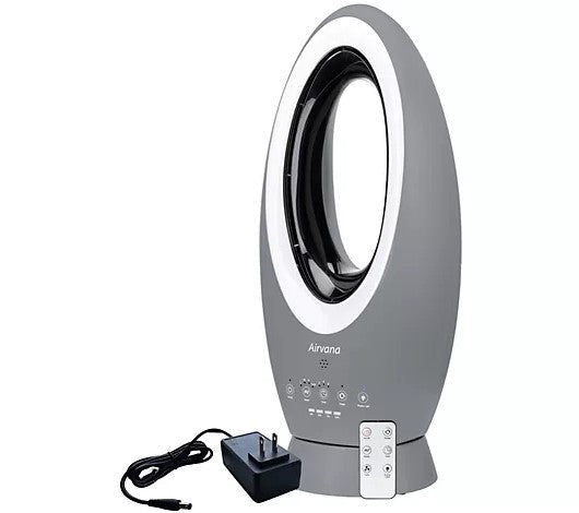 Airvana Cordless Indoor/Outdoor 4-Speed Bladeless Fan